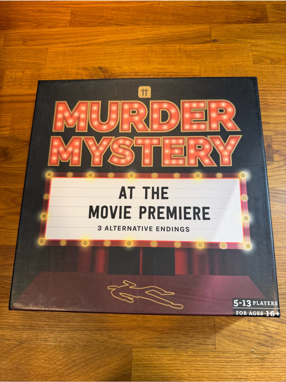 Murder Mystery At The Movie Premiere Board Game - age 16+ brand new in box